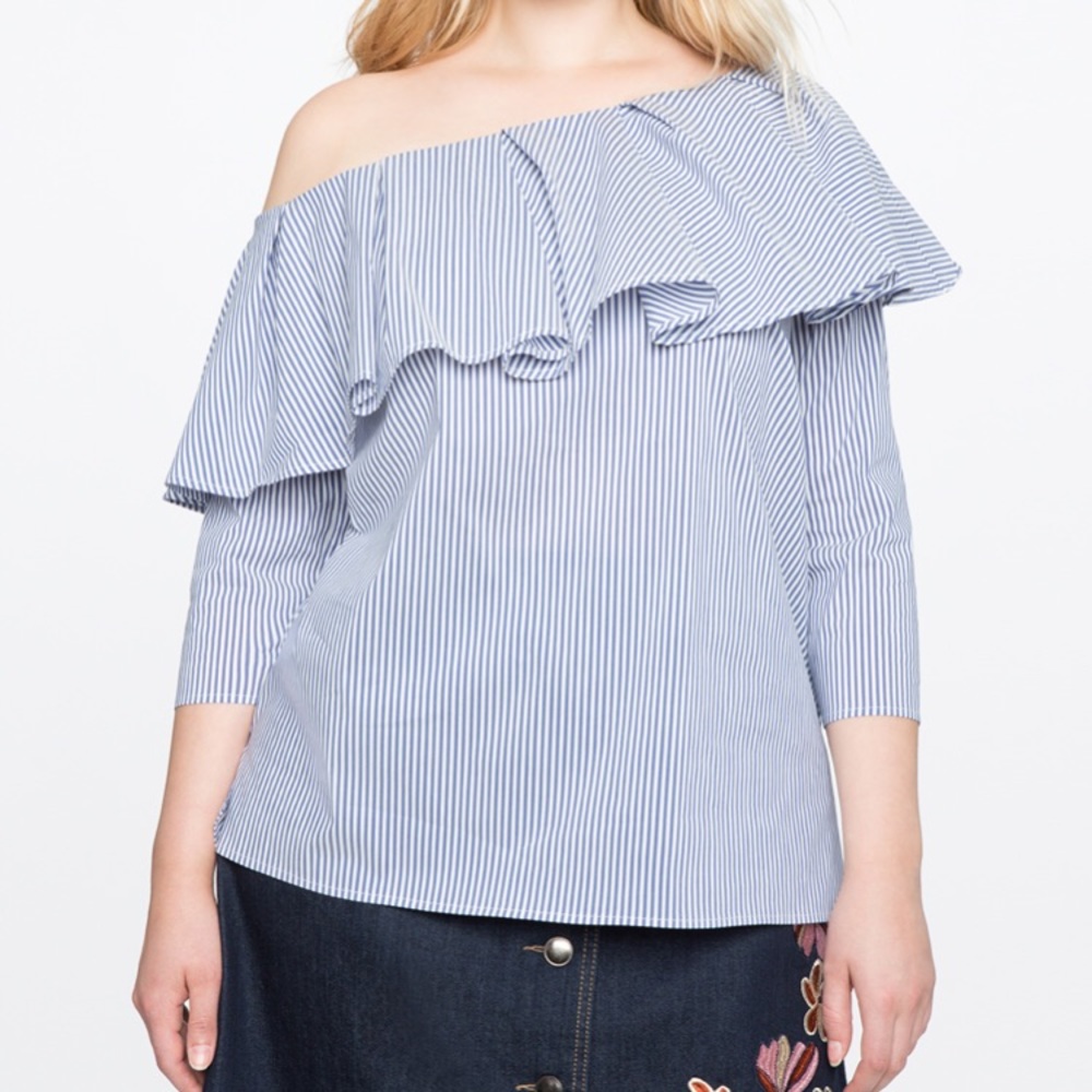 Eloquii One Shoulder Top